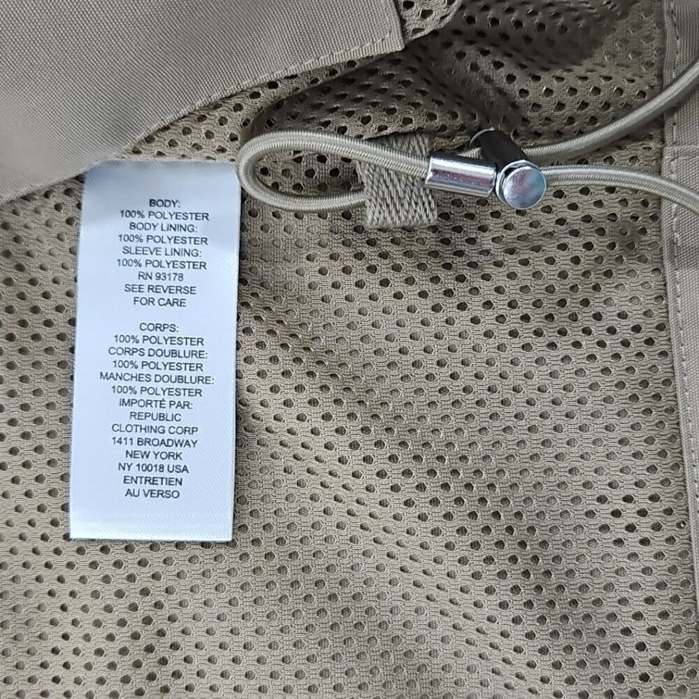 Industry Republic Clothing Touring Jacket Men's Small Beige NWT Button MSRP $135 - Picture 9 of 15